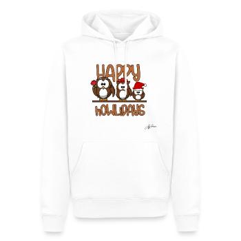 Christmas Christmas Christmas Christmas season - Men’s Premium Organic Hoodie - white - Front - Nico (187cm)