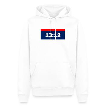 13 12 ACAB POLICE AUSTRIA OIDA VIENNA - Men’s Premium Organic Hoodie - white - Front - Nico (187cm)
