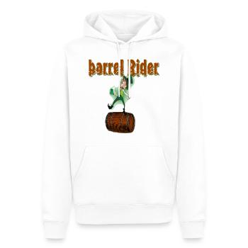 Fass-Fahrer - Männer Premium Bio Hoodie - Weiß - Vorne - Nico (187cm)