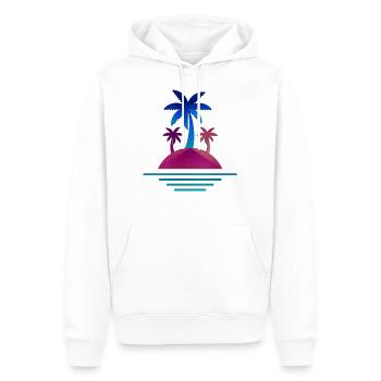 sunny island sonnige insel - Männer Premium Bio Hoodie - Weiß - Vorne - Nico (187cm)