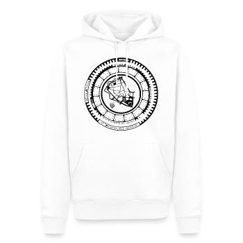 Oldenburg Gully Gulli Gullideckel Geschenk Schacht - Männer Premium Bio Hoodie - Weiß - Vorne - Nico (187cm)