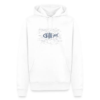 Dangastfisch Wasser - Männer Premium Bio Hoodie - Weiß - Vorne - Nico (187cm)