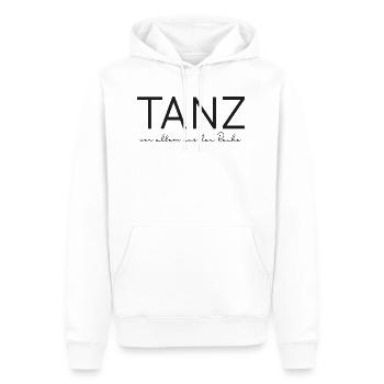 Dance out of sequence • Saying • Gift • Party - Men’s Premium Organic Hoodie - white - Front - Nico (187cm)