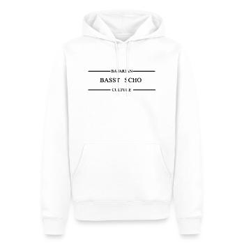 Basst scho, Bavarian Culture Style - Männer Premium Bio Hoodie - Weiß - Vorne - Nico (187cm)