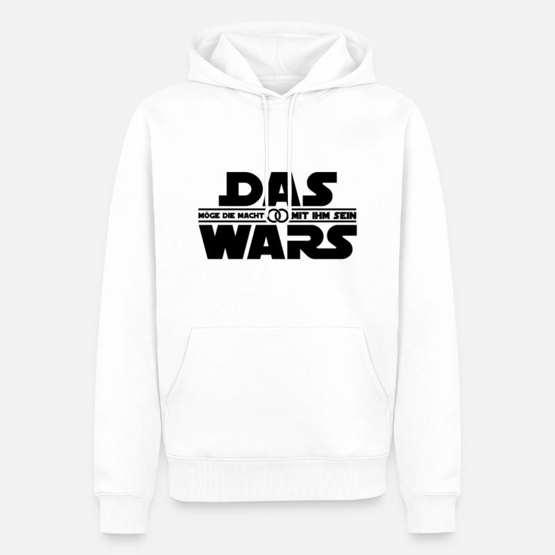 Das Wars - Männer Premium Bio Hoodie - Weiß