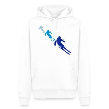 équipe modèle équipage 3 nombreux amis aviron ski - Sweat à capuche Premium bio Homme - blanc - Devant - Nico (187cm)