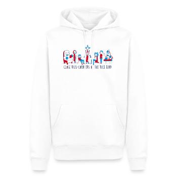 Rick Et Morty Close Rick-Counters - Sweat à capuche Premium bio Homme - blanc - Devant - Nico (187cm)