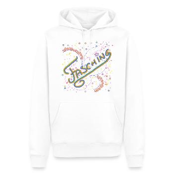Fasching - Männer Premium Bio Hoodie - Weiß - Vorne - Nico (187cm)