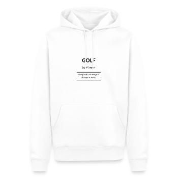 Golf (Sport) 2k20 Edition - Männer Premium Bio Hoodie - Weiß - Vorne - Nico (187cm)