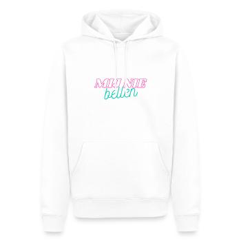 Ruf mich nicht an! - Männer Premium Bio Hoodie - Weiß - Vorne - Nico (187cm)