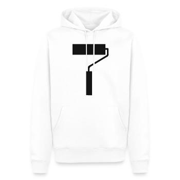 Pinsel Lackieren Pinseln Malen Maler Lackierer - Männer Premium Bio Hoodie - Weiß - Vorne - Nico (187cm)