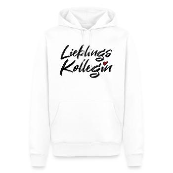 Lieblings Kollegin Lieblingskollegin Büro Arbeit - Männer Premium Bio Hoodie - Weiß - Vorne - Nico (187cm)