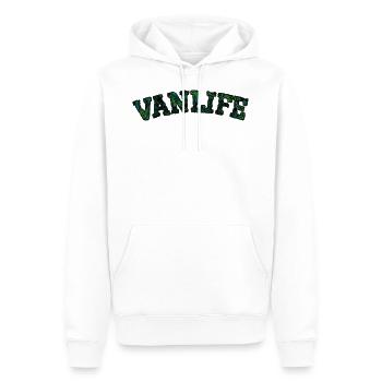 Van life - Grün - Männer Premium Bio Hoodie - Weiß - Vorne - Nico (187cm)