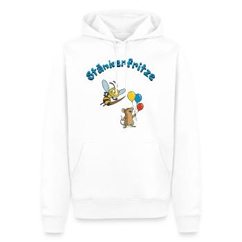 Stänkerfritze - Männer Premium Bio Hoodie - Weiß - Vorne - Nico (187cm)