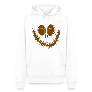 Jack o'lantern, Monster, Gesicht, halloween - Männer Premium Bio Hoodie - Weiß - Vorne - Nico (187cm)