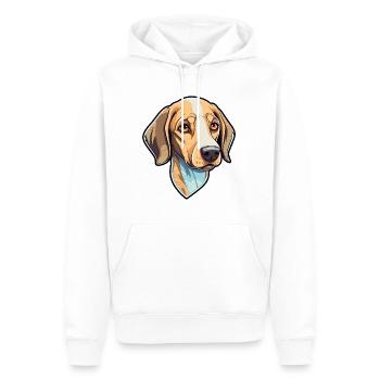 Braque Saint Germain Hunderasse Cartoon Kawaii Illu - Männer Premium Bio Hoodie - Weiß - Vorne - Nico (187cm)