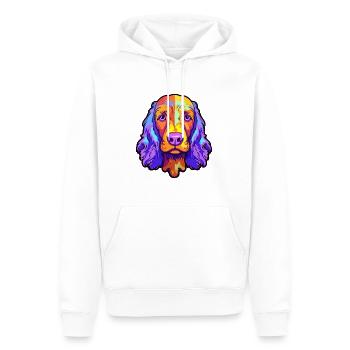 American Water Spaniel Dog Breed Cartoon Kawaii Il - Männer Premium Bio Hoodie - Weiß - Vorne - Nico (187cm)