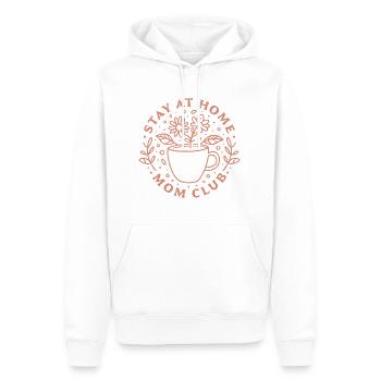 Mutter Mutter Hausfrau SAHM Tradwife - Männer Premium Bio Hoodie - Weiß - Vorne - Nico (187cm)