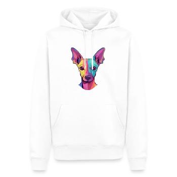 Mexikanische haarlose Hunderasse Aquarell Karikatur Kawa - Männer Premium Bio Hoodie - Weiß - Vorne - Nico (187cm)