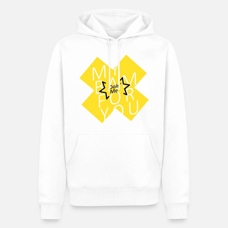 faites-moi - Sweat à capuche Premium bio Homme - blanc