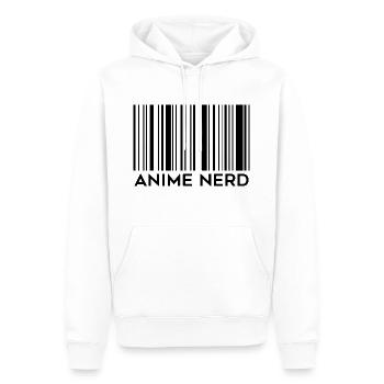 Anime Nerd | We Love Anime | Anime Forever - Men’s Premium Organic Hoodie - white - Front - Nico (187cm)