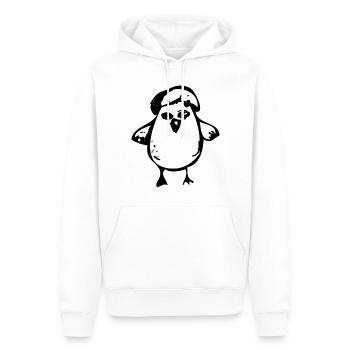 Chick - Men’s Premium Organic Hoodie - white - Front - Nico (187cm)