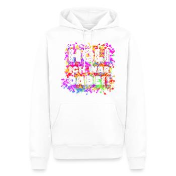 ich war dabei! Holi auf weiß - Männer Premium Bio Hoodie - Weiß - Vorne - Nico (187cm)