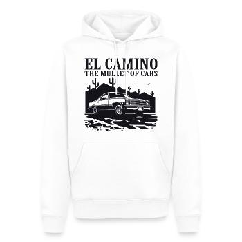 El Camino Der Vokuhila unter den Autos - Männer Premium Bio Hoodie - Weiß - Vorne - Nico (187cm)
