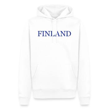 Finnland - Männer Premium Bio Hoodie - Weiß - Vorne - Nico (187cm)