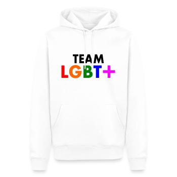 Lgbt - Männer Premium Bio Hoodie - Weiß - Vorne - Nico (187cm)