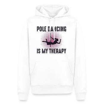 Pole Sport Dance Dancer Competition Acrobatics - Men’s Premium Organic Hoodie - white - Front - Nico (187cm)