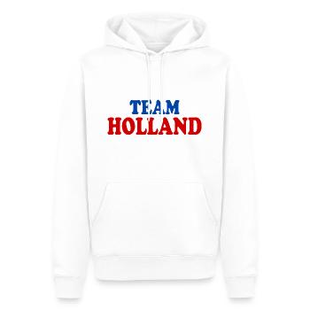 Holland - Männer Premium Bio Hoodie - Weiß - Vorne - Nico (187cm)