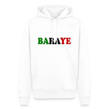 Baraye - Männer Premium Bio Hoodie - Weiß - Vorne - Nico (187cm)