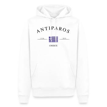 Antiparos Griechenland Urlaub Souvenir & Geschenk - Männer Premium Bio Hoodie - Weiß - Vorne - Nico (187cm)