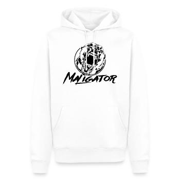 MALIGATOR Belgian Malinois IGP Hunde Wilsigns - Männer Premium Bio Hoodie - Weiß - Vorne - Nico (187cm)