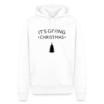 Es ist das Schenken von Weihnachten - Männer Premium Bio Hoodie - Weiß - Vorne - Nico (187cm)