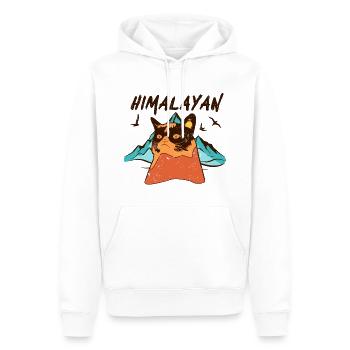 Himalaya Katze - Männer Premium Bio Hoodie - Weiß - Vorne - Nico (187cm)