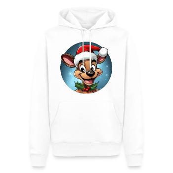 Ameisen Weihnachten - Männer Premium Bio Hoodie - Weiß - Vorne - Nico (187cm)
