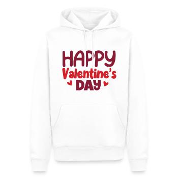 Happy Valentine's Day - Männer Premium Bio Hoodie - Weiß - Vorne - Nico (187cm)