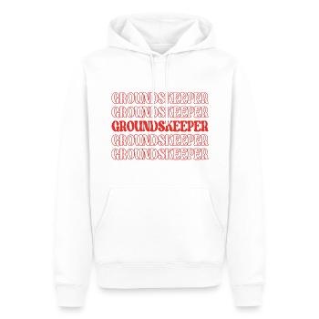 Jardinier Paysagiste Jardinier Jardinier Ouvrier - Sweat à capuche Premium bio Homme - blanc - Devant - Nico (187cm)