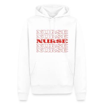 Krankenschwester Registrierte Krankenschwester Gesundheitsdienstleister - Männer Premium Bio Hoodie - Weiß - Vorne - Nico (187cm)