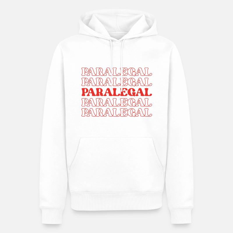 Rechtsanwaltsfachangestellte Rechtsanwaltsfachangestellte Rechtsanwaltsfachangestellte - Männer Premium Bio Hoodie - Weiß