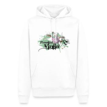 shirt de princesse licorne récolement vert vierge - Sweat à capuche Premium bio Homme - blanc - Devant - Nico (187cm)
