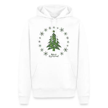 Christmas - Men’s Premium Organic Hoodie - white - Front - Nico (187cm)