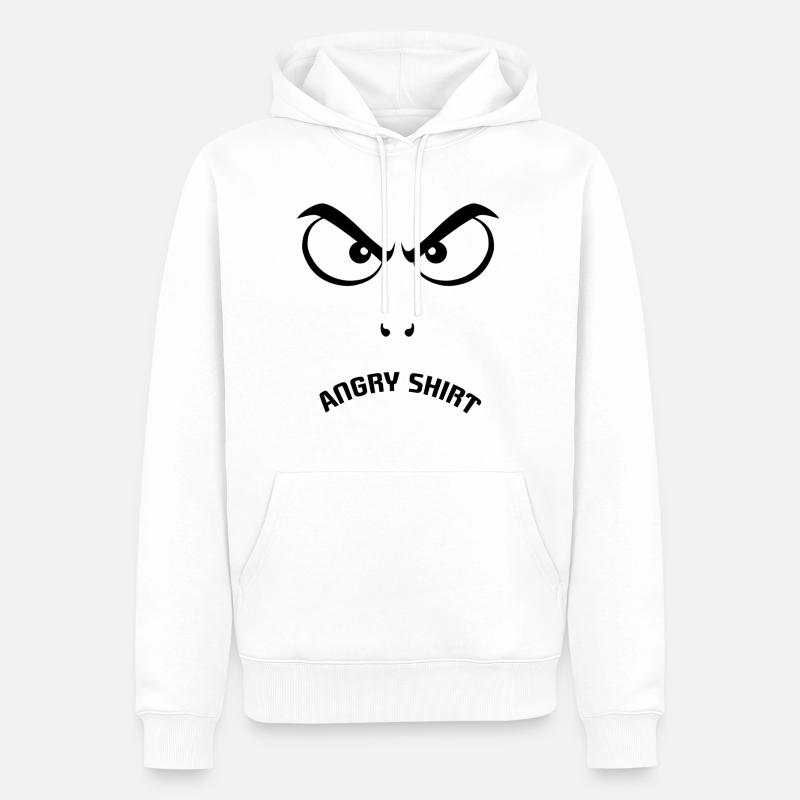 Mauvais regard - Sweat à capuche Premium bio Homme - blanc