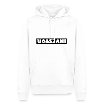 Die Börsen Investoren - Männer Premium Bio Hoodie - Weiß - Vorne - Nico (187cm)