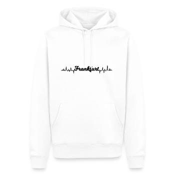 Die Frankfurter - Männer Premium Bio Hoodie - Weiß - Vorne - Nico (187cm)