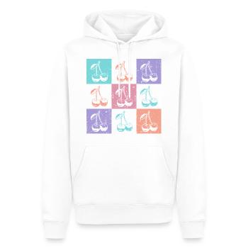 Kirschen Bunte Sommerfarben - Männer Premium Bio Hoodie - Weiß - Vorne - Nico (187cm)