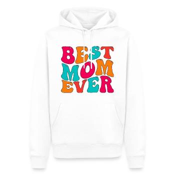 Best Mom Ever - Männer Premium Bio Hoodie - Weiß - Vorne - Nico (187cm)