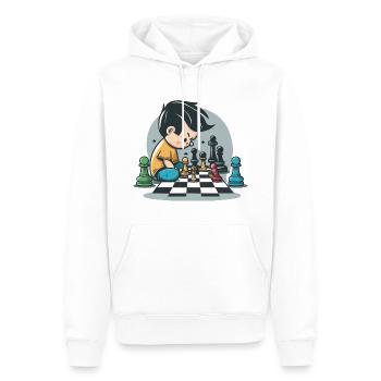 Zoo Adventure: Wild Animal Fun - Sweat à capuche Premium bio Homme - blanc - Devant - Nico (187cm)